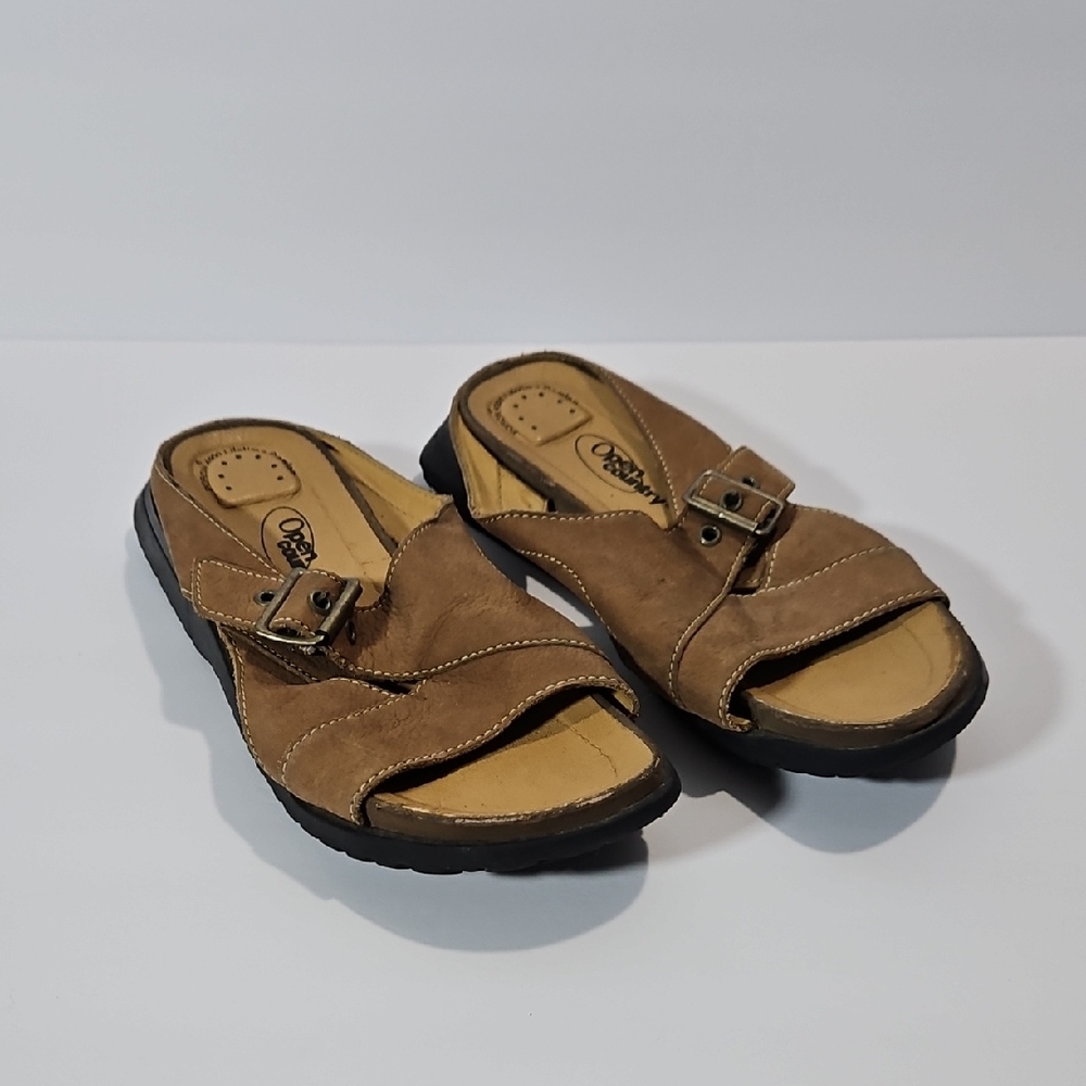 Freewaters Open Country Brown Leather Sandals 7.5 RUN SMALL: FITS LIKE 6/6.5